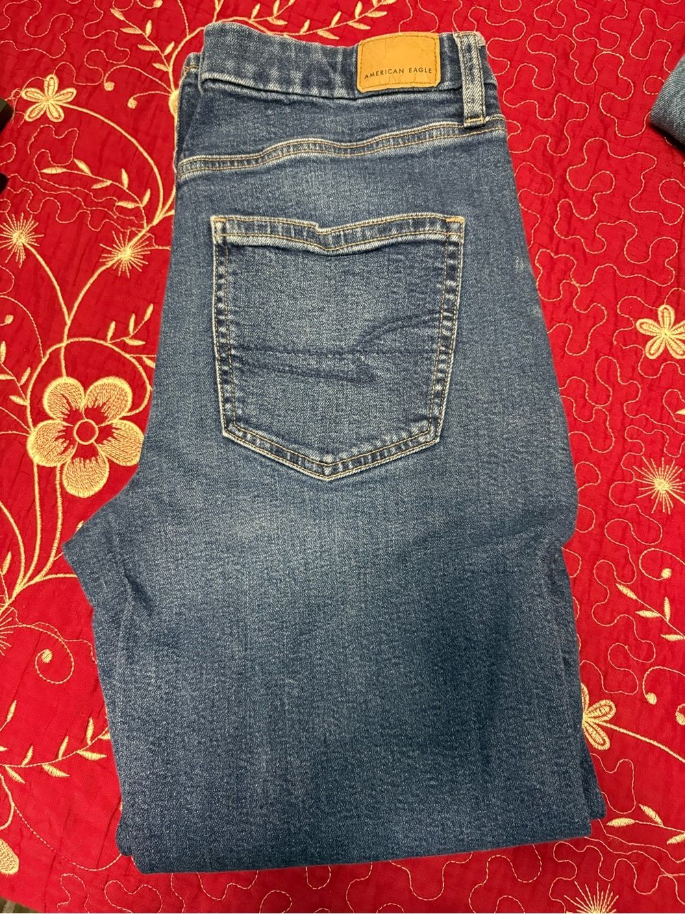 American Eagle Outfitters Skinny Jeans in Medium Blue Wash